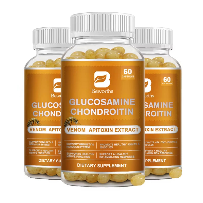 Natural Bee Venom Extract Capsules Glucosamine Chondroitin Supplements