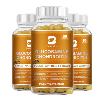 Natural Bee Venom Extract Capsules Glucosamine Chondroitin Supplements