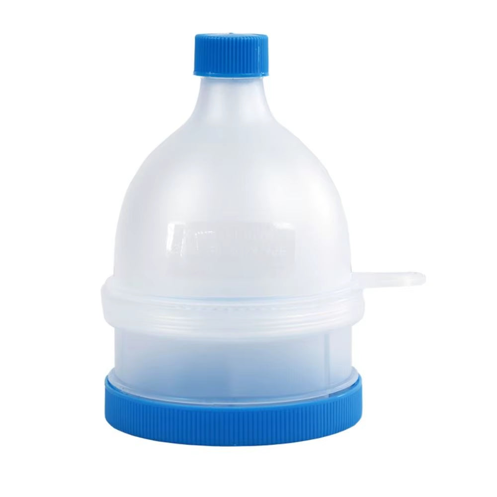 2 in 1 Protein Powder Funnel 2 Layers 70Ml Protein Powder Shaking Bottle Plastic Protein Powder Container Outdoor