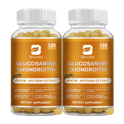 Natural Bee Venom Extract Capsules Glucosamine Chondroitin Supplements