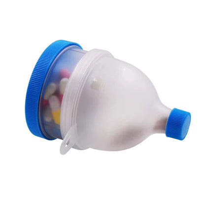 2 in 1 Protein Powder Funnel 2 Layers 70Ml Protein Powder Shaking Bottle Plastic Protein Powder Container Outdoor