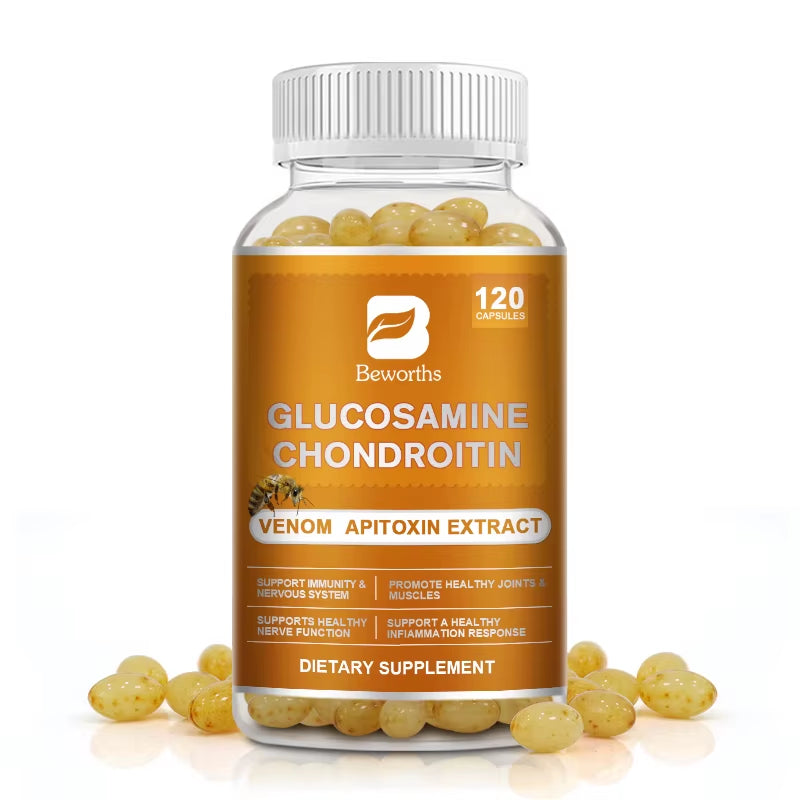 Natural Bee Venom Extract Capsules Glucosamine Chondroitin Supplements
