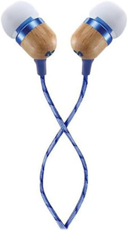 House of  Smile Jamaica Wired Noise Isolating Headphones with Microphone (Denim)