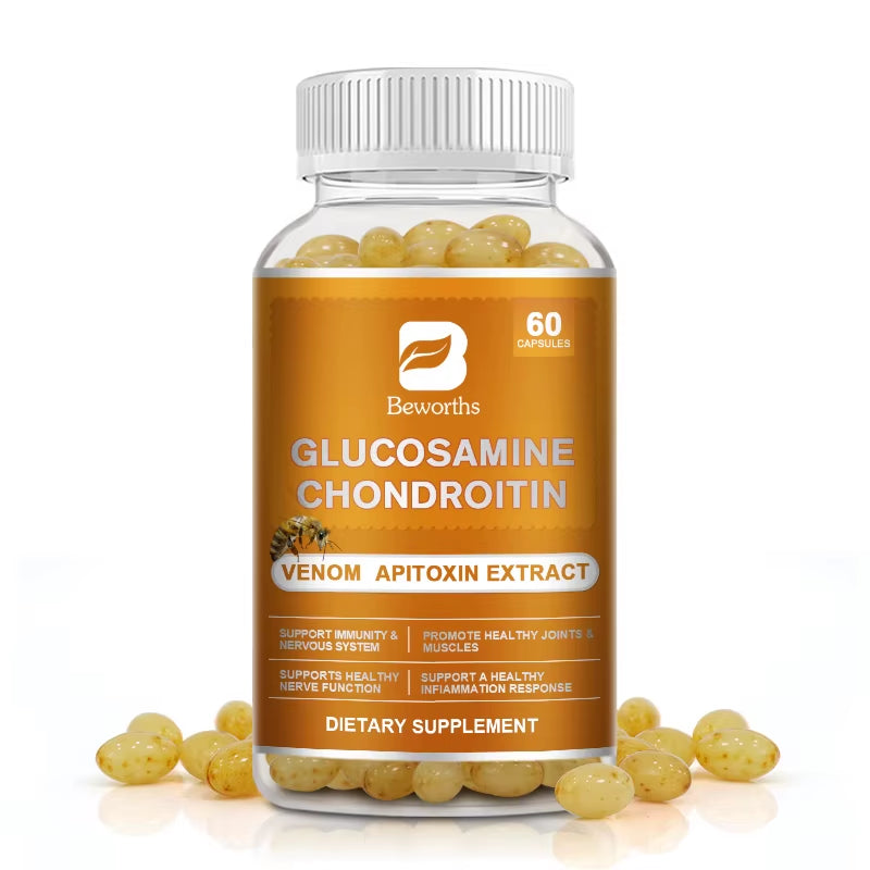 Natural Bee Venom Extract Capsules Glucosamine Chondroitin Supplements