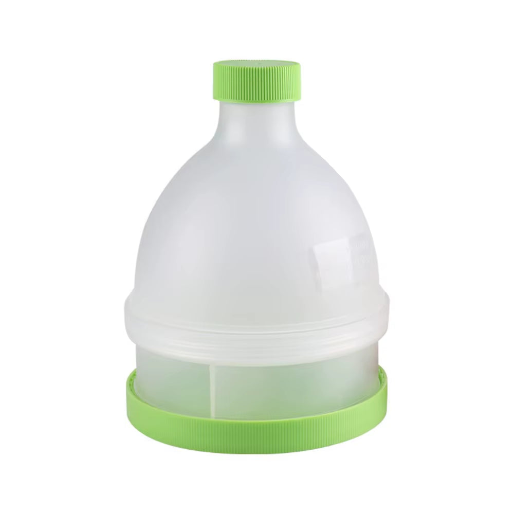 2 in 1 Protein Powder Funnel 2 Layers 70Ml Protein Powder Shaking Bottle Plastic Protein Powder Container Outdoor