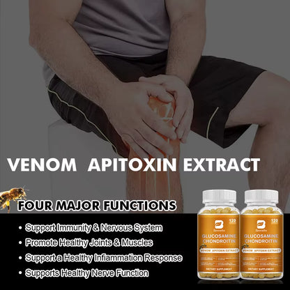 Natural Bee Venom Extract Capsules Glucosamine Chondroitin Supplements