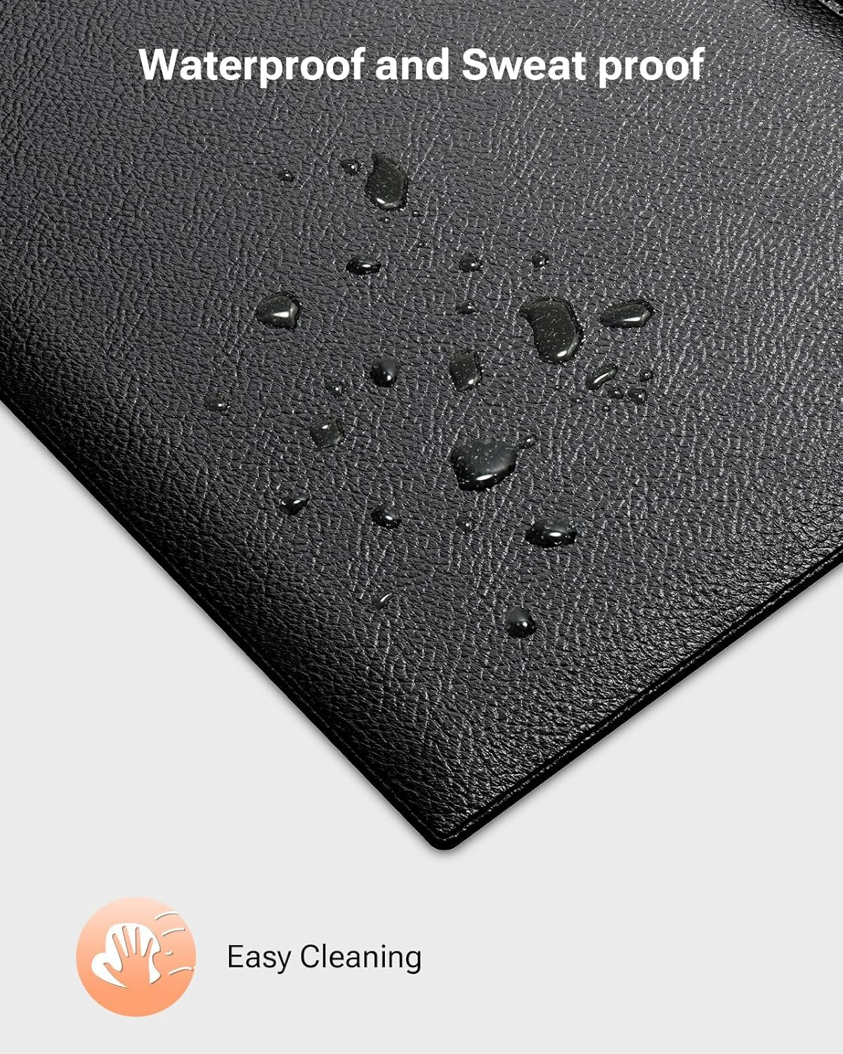 Foldable Treadmill Mat,63" L X 26" W X 0.24" Th,Exercise Bike Mats for Home Gym Workout, Waterproof Non-Slip Exercise Equipment Mat Floor Protector for Indoor Walking Pad